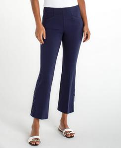 Женские брюки-клеш Petite Stella Pull-On Kick Flare Pants Liverpool Los Angeles, Cadet Blue