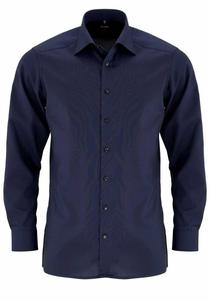 Рубашка на пуговицах стандартного кроя Olymp, ночная синяя