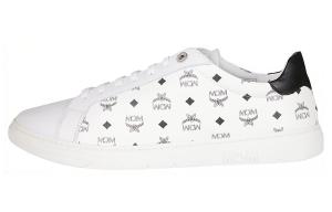 MCM Стильные низкие кроссовки для скейтбординга Visetos, мужские, белые, черные