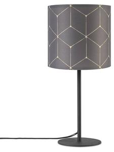 Настольная лампа Paco Home Luca Tl Cub 010, черный - сталь - 18 x 37 x 18 см