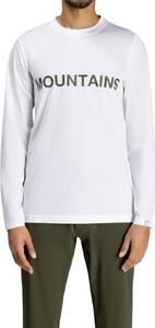 Мужская футболка с длинными рукавами Mammut QD с логотипом, модель AF, белый