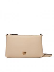 Сумка через плечо PINKO Flat Horizontal Mini AI 25-26 104277 A0F1, бежевый