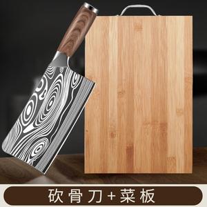 Plys Косторуб Bone Cutter, профессиональный мясницкий тесак для домашнего и коммерческого использования, толщина 5 мм, с точильным стержнем, 19.3 см