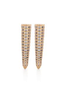 Маленькие серьги Pavé Spike Eddie Borgo, золотой