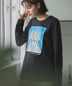 Ли Изумида* Футболка с длинными рукавами AIGLE Charity Graphic #5