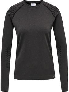 Спортивная футболка Hummel L/S Hmlci Yoga Damen, цвет black melange
