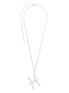 Серебряное колье с подвеской JIL SANDER, серебяный