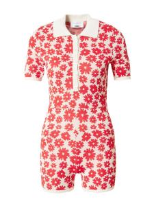 Комбинезон Florence By Mills Exclusive For About You HAPPY HOUR, бежевый/красный