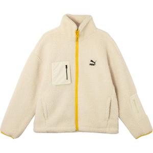 Футболка с бархатистой текстурой мужская Ecru PUMA