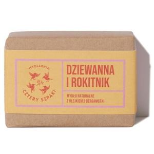 Мыло natural w kostce Dziewanna i Rokitnik 110g Mydlarnia Czter