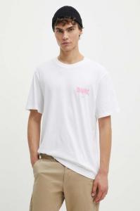 Хлопковая футболка Hugo, белый