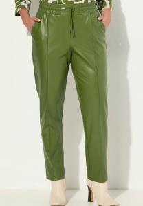 Брюки Ulla Popken 7/8 PASSEPOILS CEINTURE ÉLASTIQUE, Olive