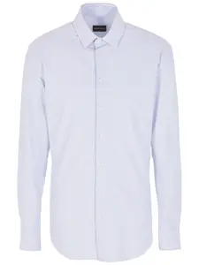 Рубашка в полоску GIORGIO ARMANI, синий