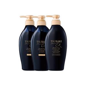 TSUBAKI Набор шампуня и кондиционера Black Radiance Radiant Luxury Hair Care для очищения 490мл+490мл