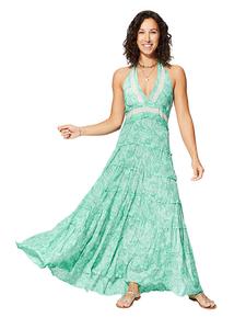 Длинное платье Ipanima, бирюзовый