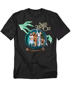 Футболка Big & Tall The Crystal Ball Wizard Of Oz, черный