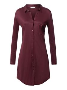 Пижамная рубашка Hanro  Grand Central, бордовый