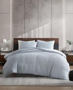 Комплект постельного белья из 3 предметов с вафельным рисунком, размер King Kenneth Cole New York, Vapor Blue