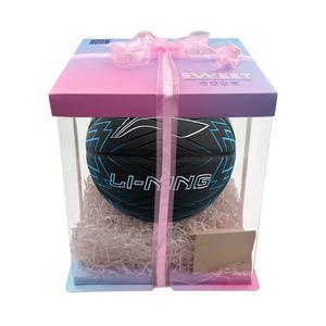 LINING Баскетбольный мяч PU Blue Black размер 7 тренировочный unisex Китай