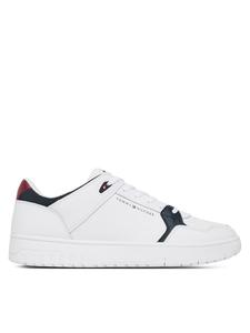 Кроссовки Th Basket Core Lite Lth Mix FM0FM05518 Tommy Hilfiger, белый