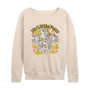 Женская футболка с длинным рукавом French Terry для лунного нового года My Little Pony