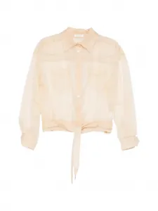 Рубашка с галстуком и карманом Panicale, бежевый