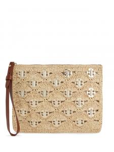 Клатч с люрексом Rabanne, нейтральный