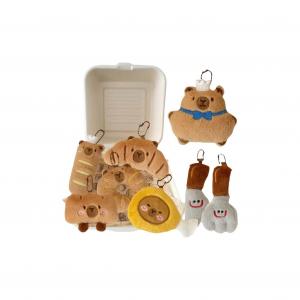 Креативная гурманская свинка, повар с ножом и вилкой плюшевые куклы мягкий брелок высота 10см CHUNTUSHU