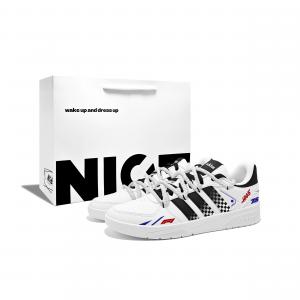 Adidas Neo Courtbeat F Racing износостойкие и легкие низкие кроссовки для скейтбординга Unisex White