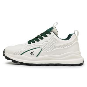 ZAMST Дышащие кроссовки на платформе для увеличения роста мужские бело-зеленые, цвет White Green