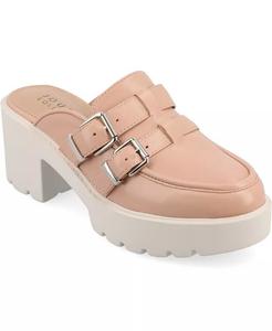 Женские сабо на платформе Brydie Journee Collection, розовый