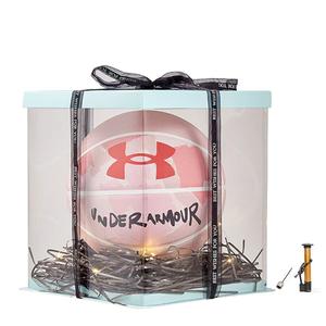 Китайский резиновый баскетбол sky pink размер 7 для тренировок и соревнований унисекс Under Armour, зеленый Gift Box Set