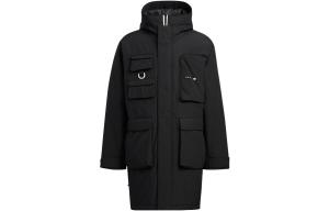 Стеганая куртка мужская черная Adidas, черный