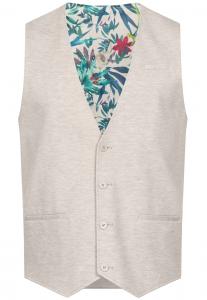 Костюмный жилет JEFF Ezra, экрю