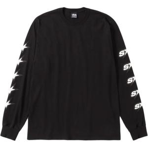 Футболка с длинным рукавом unisex Stussy, черный