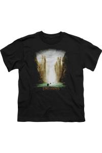 Футболка с коротким рукавом для детей "Властелин Колец: Древние Короли" Gildan, черный