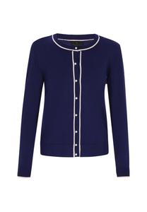 Вязаный кардиган DreiMaster Klassik, темно-синий