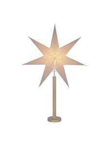 Настольная лампа в форме звезды из бумаги Элис, необработанная сосна, 85 см, коричневый цвет STAR Trading