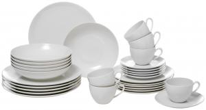 Seltmann Weiden КОМБИНИРОВАННЫЙ ОБСЛУЖИВАНИЕ: Савона с перламутровым наполнителем, 30 предметов, на 6 персон