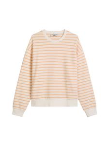 Marc O'Polo DENIM Свободная полосатая толстовка светло-оранжевого цвета