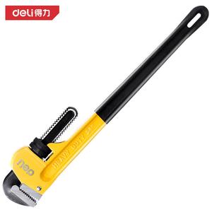 Deli DL2524 сверхмощный трубный ключ, плоскогубцы для водопроводных труб, плоскогубцы для водяных насосов, круглый трубный ключ, разводной ключ под прямым углом, 24 дюйма