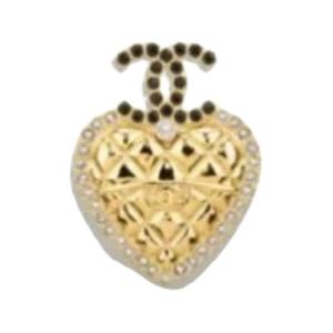CHANEL Броши металлические Women's Gold
