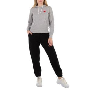 Толстовка с длинными рукавами и вышитым логотипом в виде сердца Comme Des Garcons, серый