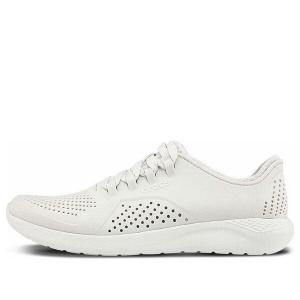 Кроссовки literide shoes 'triple whtie' Crocs, белый