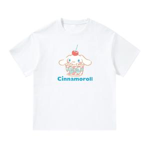 Футболка Unisex CINNAMOROLL Yugui Dog Sanrio, белый
