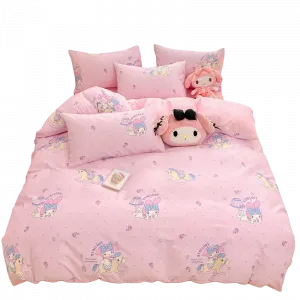 100% Cotton Print Пододеяльник Sanrio, My Melody Wooden Horse