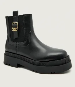 Кожаные ботильоны LOVE 63 Liu Jo, черный