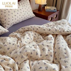 LUOLAI HOME Комплект постельного белья 4 предмета, 200 см, простыня