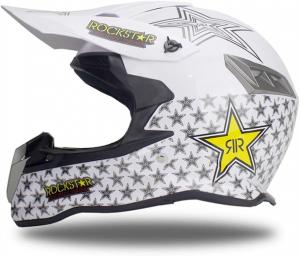 Шлем Woljay MX MTV для мотокросса, белый