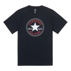 Футболка go-to all star patch standard fit t-shirt 'black' Converse, черный